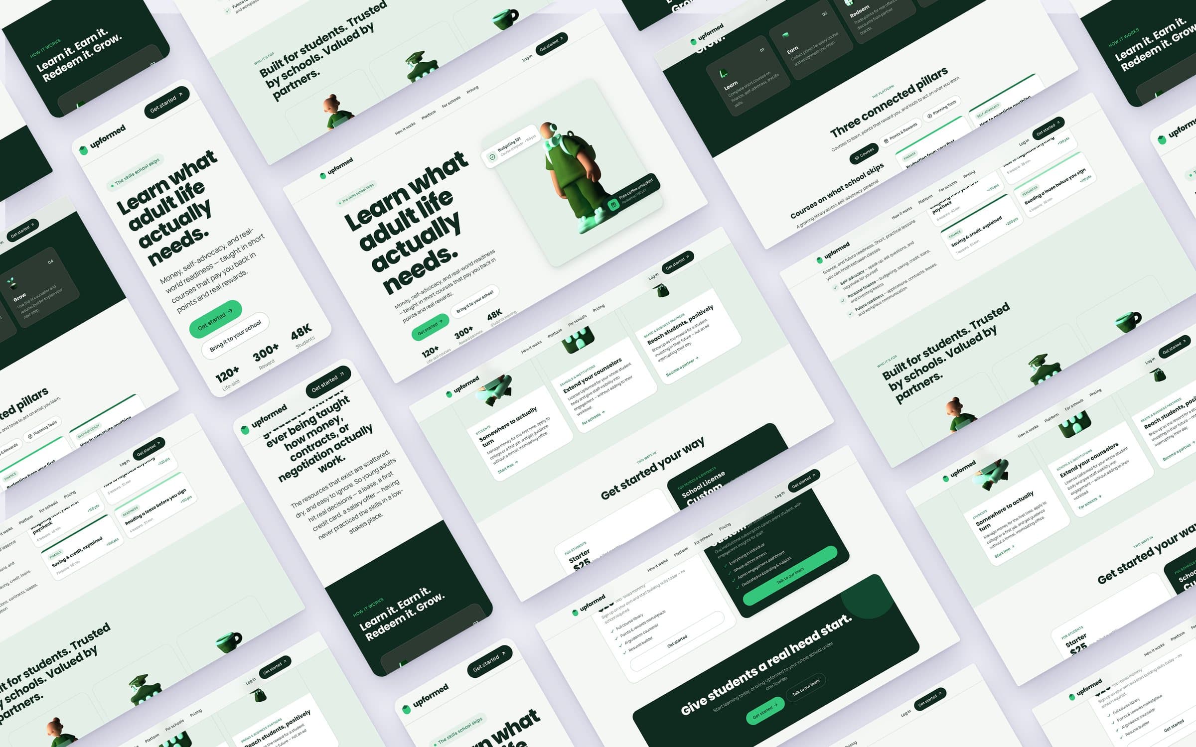 EdTech startup: Website