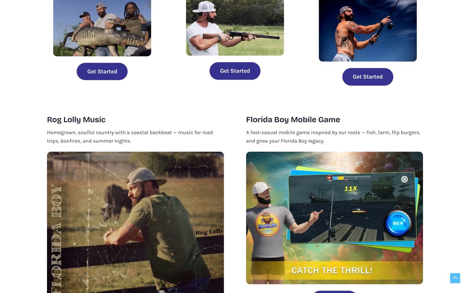 Lifestyle influencer & entrepreneur website, screen 4