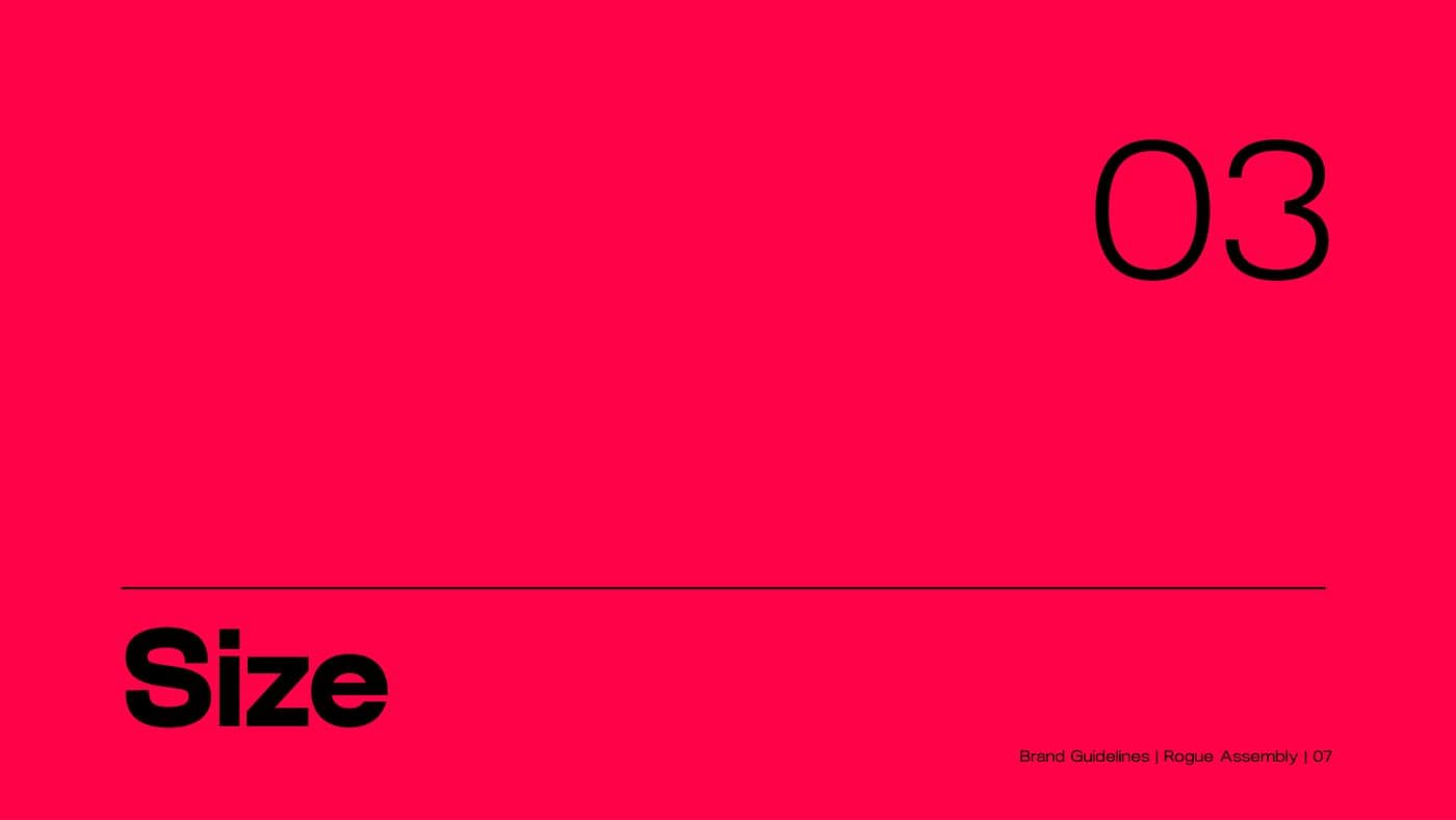 Venture studio brand guidelines, page 3