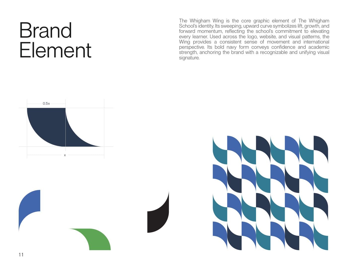 Private school brand guidelines, page 5
